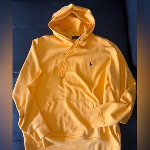 Ralph Lauren Men's Bright Yellow Hoodie